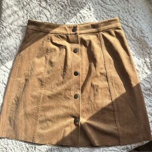 Aritzia Wilfred Free Suede Mini Skirt